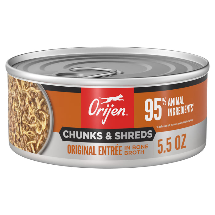 Photo of Champion Petfoods-ORIJEN Chunks and Shreds Wet Cat Food-Original-(5.5 oz) [12 count]-from Pet Wish Pros