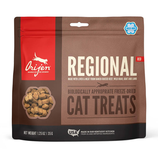 Photo of Champion Petfoods-ORIJEN Freeze Dried Cat Treats-1.25 oz-Regional Red-from Pet Wish Pros