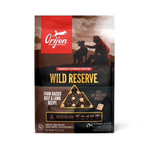 Photo of Champion Petfoods-ORIJEN Wild Reserve Dry Dog Food-Farm-Raised Beef & Lamb Recipe-12 lb-from Pet Wish Pros