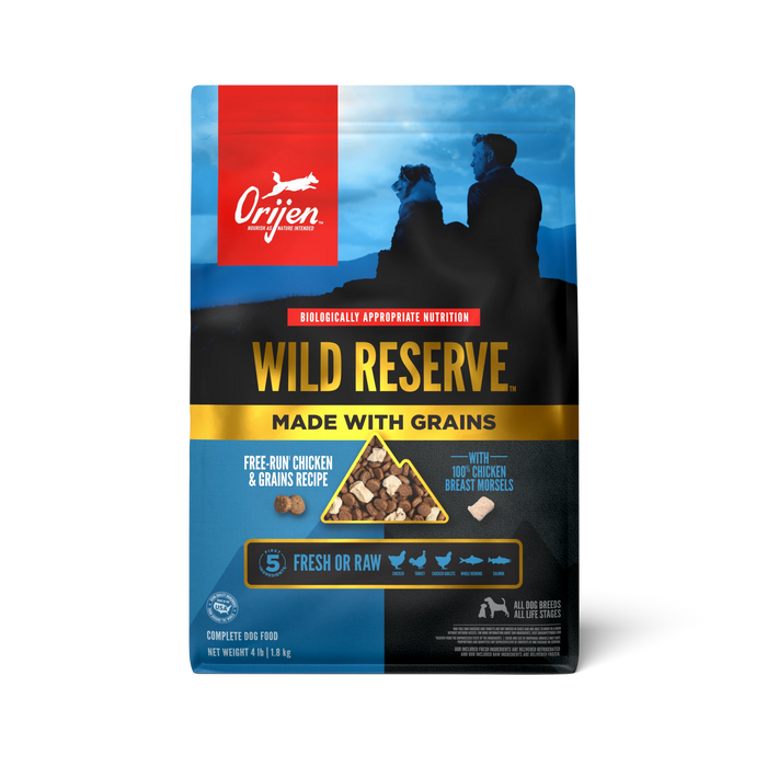 Photo of Champion Petfoods-ORIJEN Wild Reserve Dry Dog Food-Free-Run Chicken & Grains Recipe-4 lb-from Pet Wish Pros