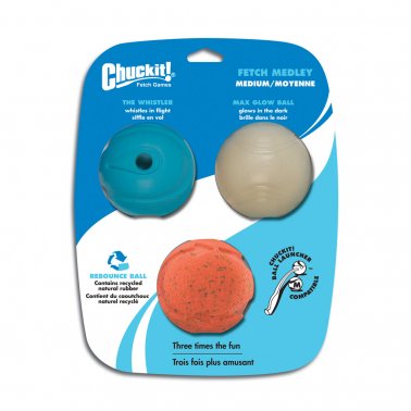 Photo of Chuckit!-ChuckIt! Fetch Medley Dog Toy-Medium-3 count-from Pet Wish Pros