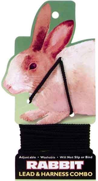 Photo of Coastal Pet-Coastal Rabbit Harness and Leash Combo-3/8 in-Black-from Pet Wish Pros