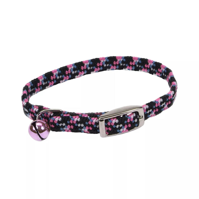 Photo of Coastal Pet-Li'l Pals Elasticized Safety Kitten Collar with Reflective Threads-3/8 in x 8 in-Neon Pink-from Pet Wish Pros