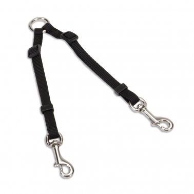 Photo of Coastal Pet Products-Coastal 2 Dog Adjustable Coupler-3/4 in x 24-36 in-Black-from Pet Wish Pros