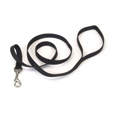 Photo of Coastal Pet Products-Coastal Nylon Single-Ply Dog Leash-Black-5/8 in x 6 ft-from Pet Wish Pros