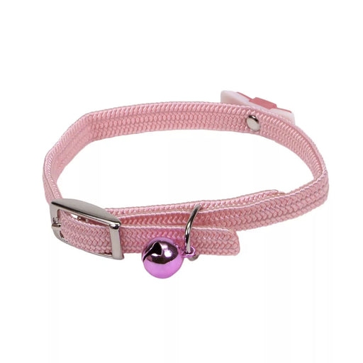 Photo of Coastal Pet Products-Li'l Pals Elasticized Safety Kitten Collar with Jeweled Bow-3/8 in x 8 in-Pink-from Pet Wish Pros