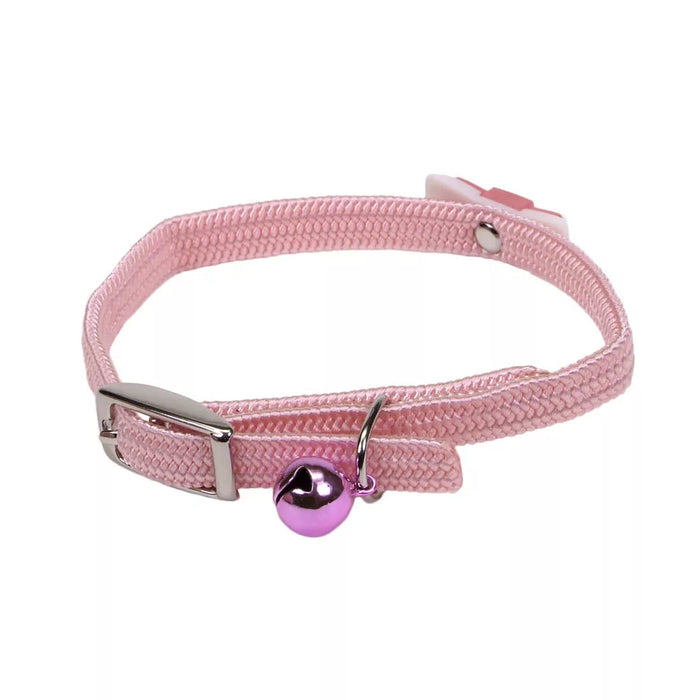 Photo of Coastal Pet Products-Li'l Pals Elasticized Safety Kitten Collar with Jeweled Bow-3/8 in x 8 in-Pink-from Pet Wish Pros