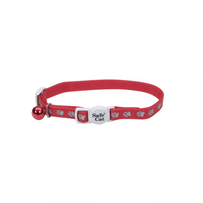 Photo of Coastal Pet Products-Safe Cat Adjustable Snag-Proof Breakaway Cat Collar-Paws Red-from Pet Wish Pros