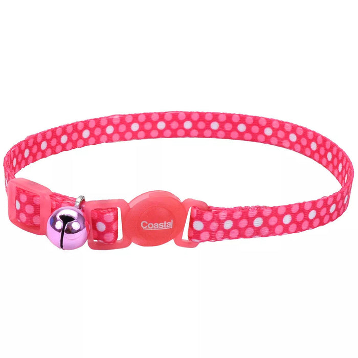 Photo of Coastal Pet Products-Safe Cat Fashion Adjustable Breakaway Cat Collar-Pink Dots-from Pet Wish Pros