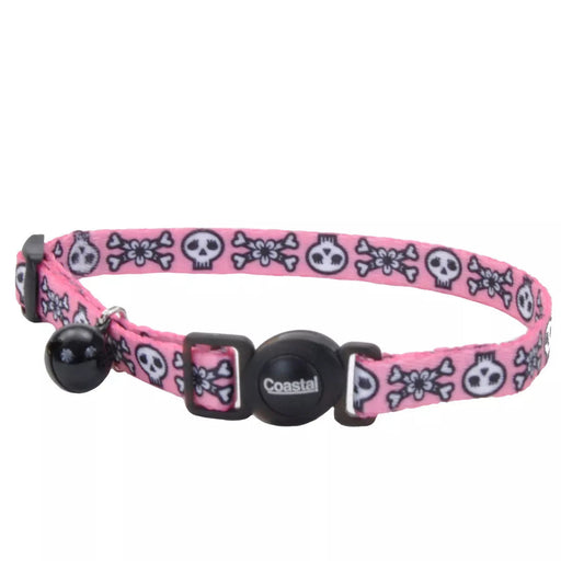 Photo of Coastal Pet Products-Safe Cat Fashion Adjustable Breakaway Cat Collar-Skulls Pink-from Pet Wish Pros