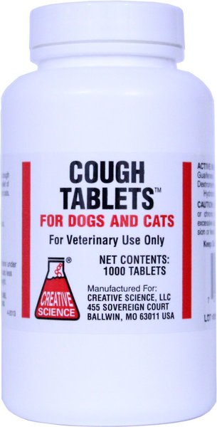 Photo of Creative Science-Cough Tablets for Dogs & Cats-1000 count-from Pet Wish Pros