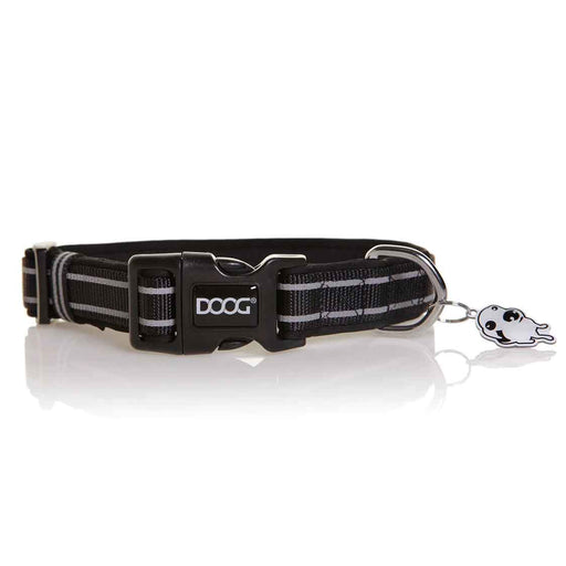 Photo of DOOG-DOOG Neoprene Dog Collar Lassie-Black-Small-from Pet Wish Pros