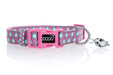 Photo of DOOG-DOOG Neoprene Dog Collar Luna-Pink/Blue-Small-from Pet Wish Pros