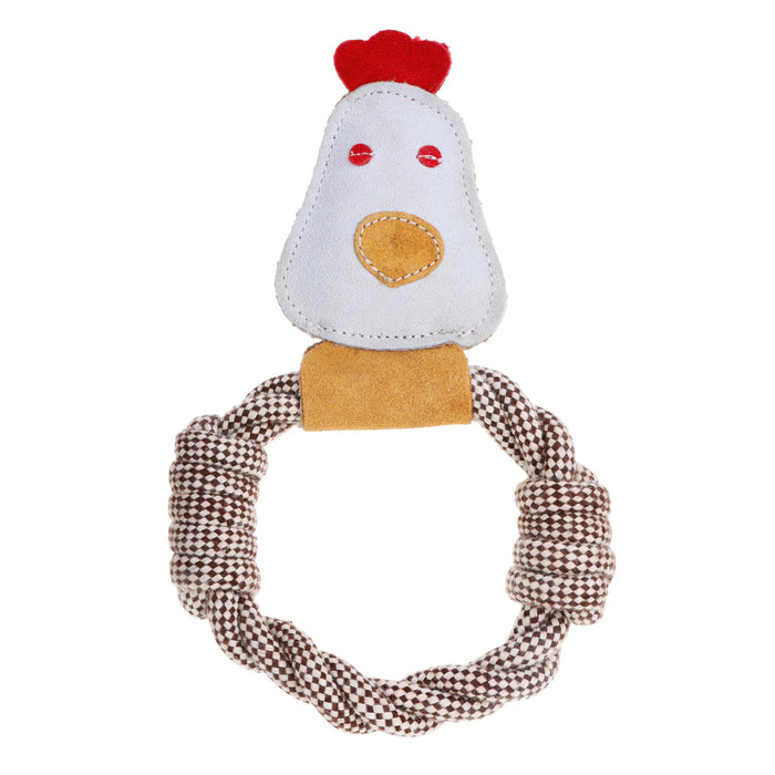 Photo of DOOG-Doog Country Tails Chew Toy-Chicken w/ Rope-from Pet Wish Pros