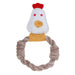 Photo of DOOG-Doog Country Tails Chew Toy-Chicken w/ Rope-from Pet Wish Pros