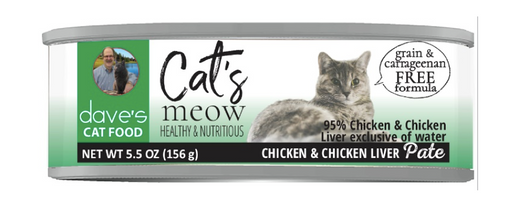 Photo of Dave's Pet Food-Cat's Meow 95% Limited Ingredient Diet Canned Cat Food-from Pet Wish Pros
