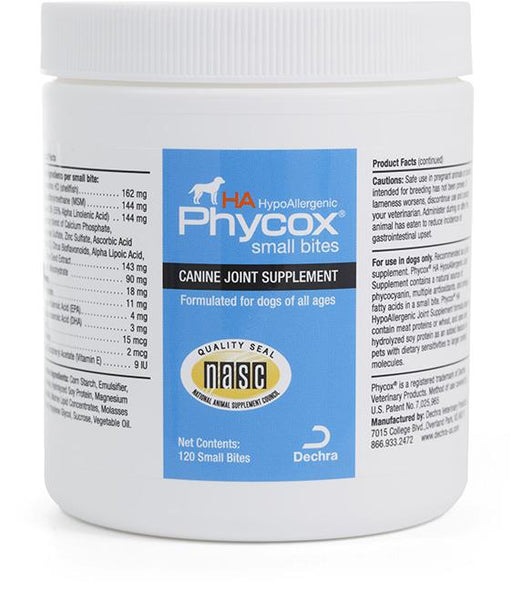 Photo of Dechra-Phycox HA [HypoAllergenic] Small Bites for Dogs-120 count-from Pet Wish Pros