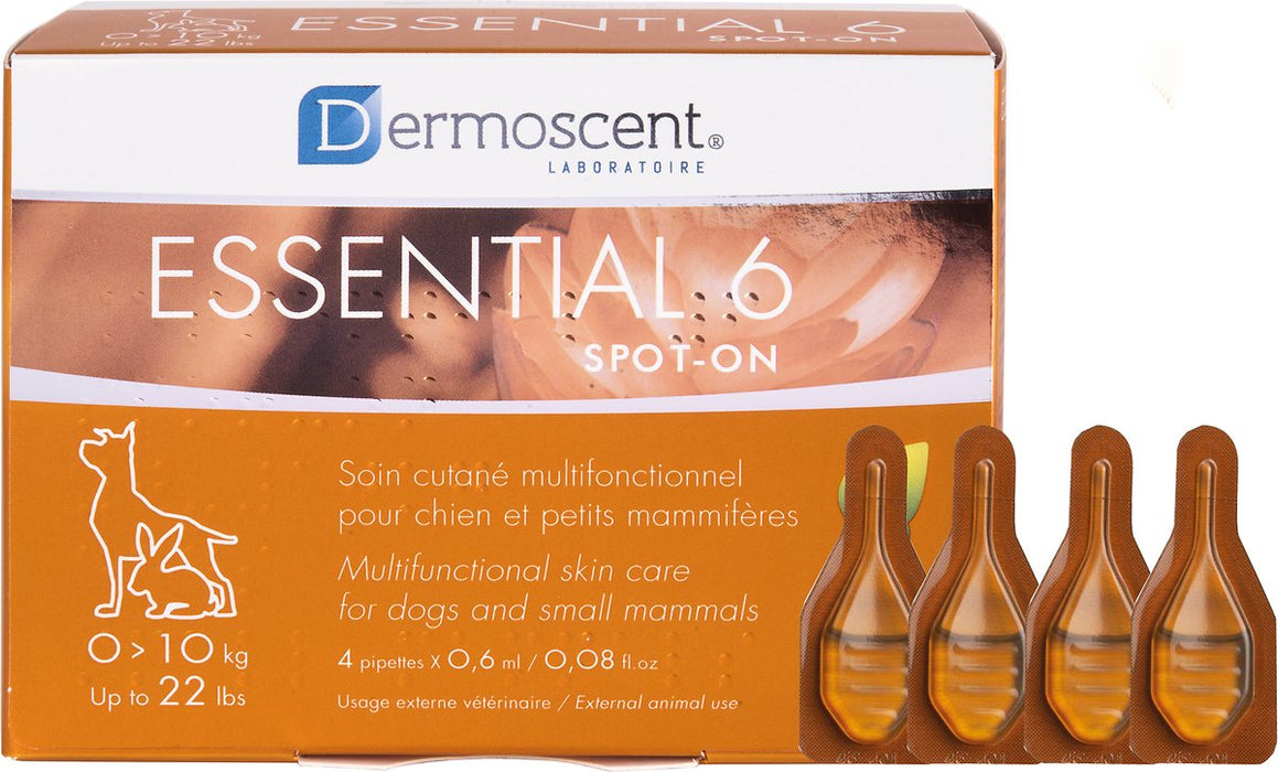 Photo of Dermoscent-Dermoscent Essential 6 Spot-On for Dogs-1-22 lb-4 count-from Pet Wish Pros