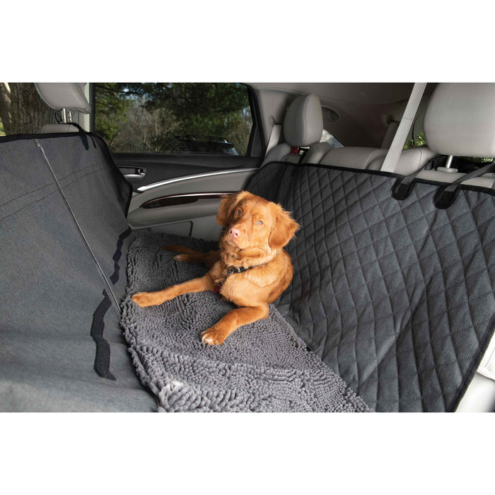 Photo of Dog Gone Smart-DGS Pet Products Dirty Dog 3-in-1 Car Seat Cover and Hammock-Cool Grey-from Pet Wish Pros