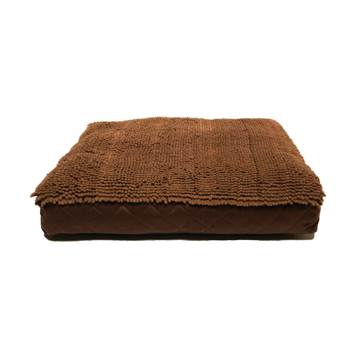 Photo of Dog Gone Smart-DGS Pet Products Dirty Dog Rectangle Bed-Brown-Medium-from Pet Wish Pros