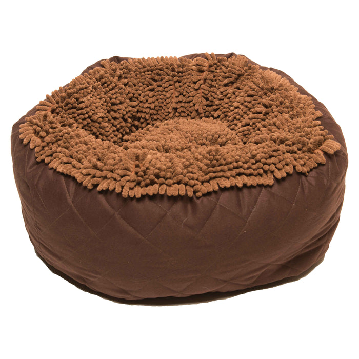 Photo of Dog Gone Smart-DGS Pet Products Dirty Dog Round Bed-Brown-Large-from Pet Wish Pros