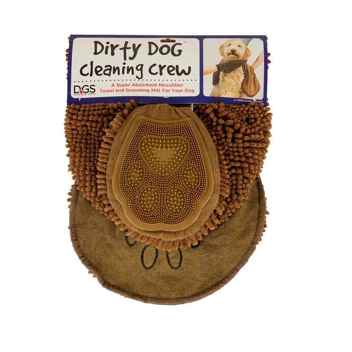 Photo of Dog Gone Smart-DGS Pet Products Dirty Dog Shammy Towel Brown-Brown-from Pet Wish Pros