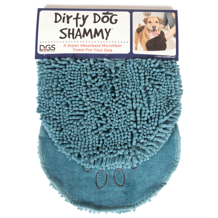 Photo of Dog Gone Smart-DGS Pet Products Dirty Dog Shammy Towel Brown-Pacific Blue-from Pet Wish Pros