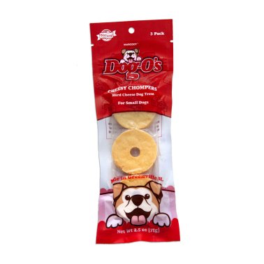 Photo of Dog-Os-Dog-O’s Cheesy Chompers Hard Cheese Dog Treat-Original-Small-3 count-from Pet Wish Pros