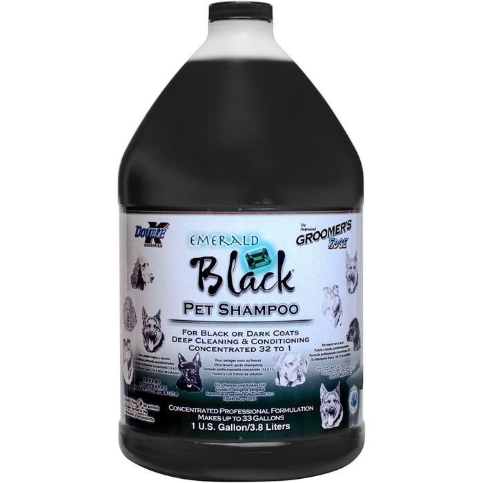 Photo of Double K Industries-Emerald Black Pet Shampoo-1 Gallon-from Pet Wish Pros