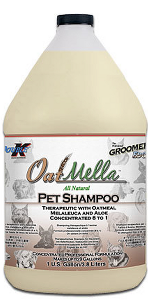 Photo of Double K Industries-Oat Mella Therapeutic Pet Shampoo with Aloe & Oatmeal-1 Gallon-from Pet Wish Pros