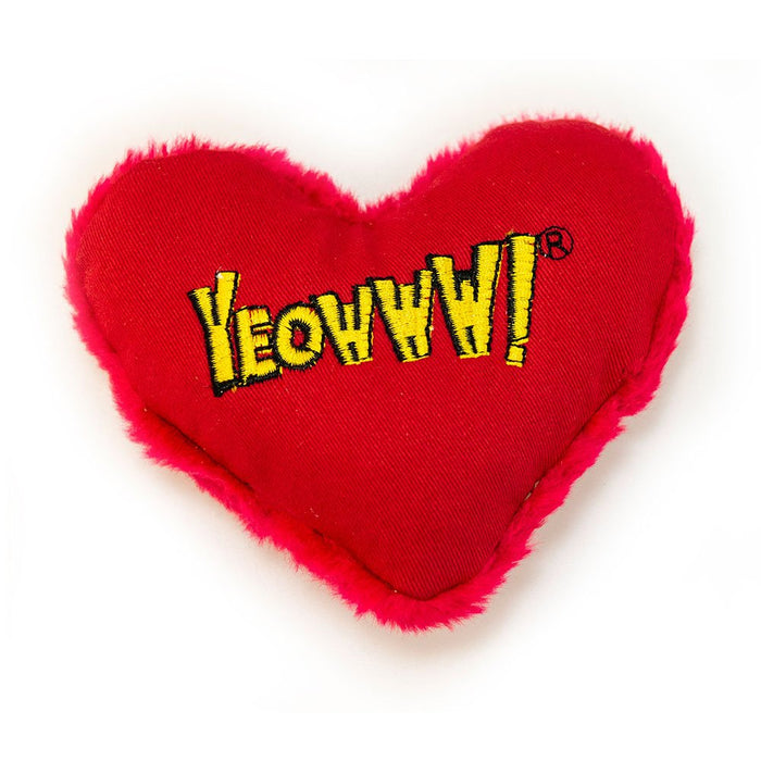 Photo of Duckyworld Products-Ducky World Yeowww! Hearrrt Attack Catnip Toy-Pack of 1-from Pet Wish Pros