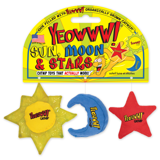 Photo of Duckyworld Products-Ducky World Yeowww! Sun, Moon & Stars-3 pack-from Pet Wish Pros