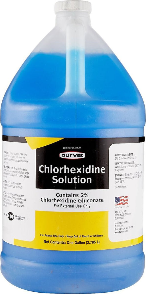 Photo of Durvet-Chlorhexidine 2% Solution-1 Gallon-from Pet Wish Pros