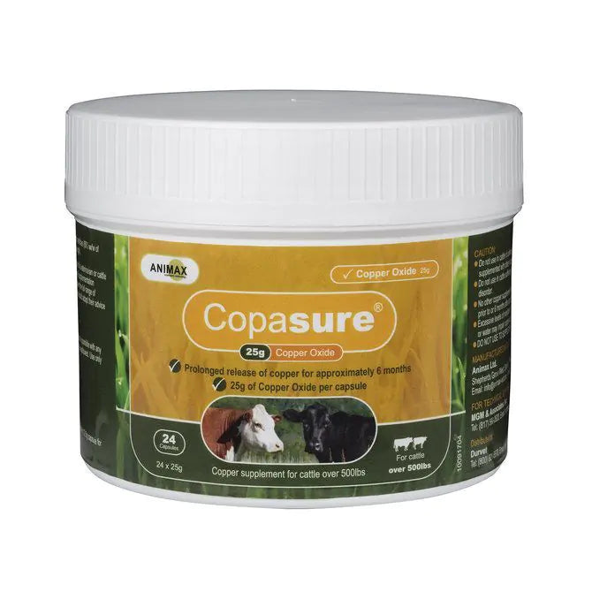 Photo of Durvet-Copasure Copper Oxide Supplement for Cattle-(25 gram) [24 count]-from Pet Wish Pros