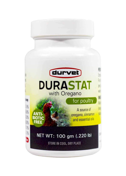 Photo of Durvet-Durastat with Oregano for Poultry-100 gram-1 count-from Pet Wish Pros