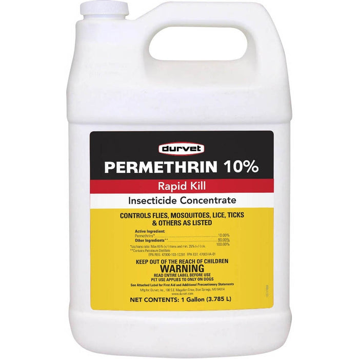 Photo of Durvet-Permethrin 10% Rapid Kill Insecticide Concentrate-1 Gallon-from Pet Wish Pros