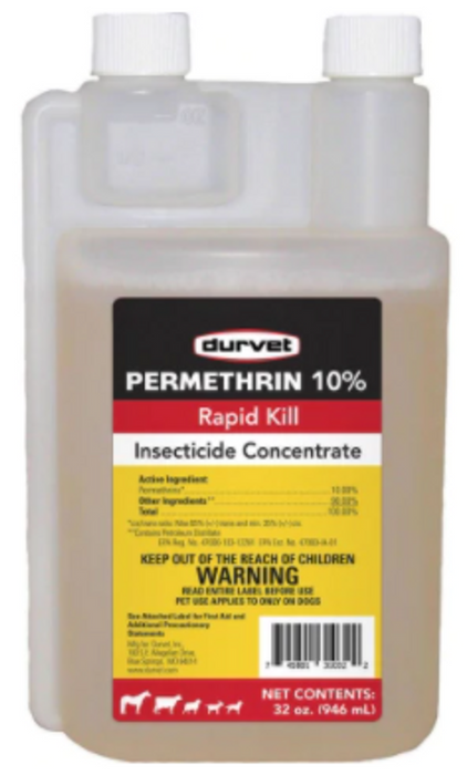 Photo of Durvet-Permethrin 10% Rapid Kill Insecticide Concentrate-from Pet Wish Pros