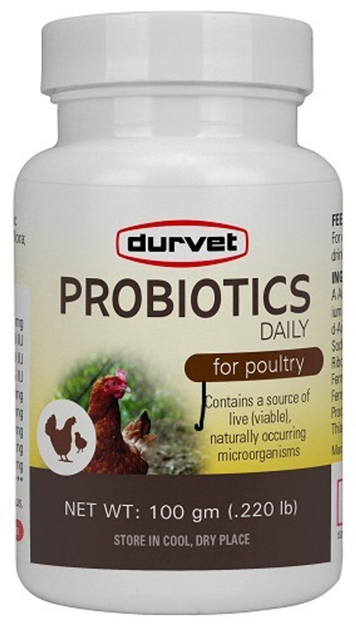 Photo of Durvet-Probiotics Daily for Poultry-100 gram-from Pet Wish Pros