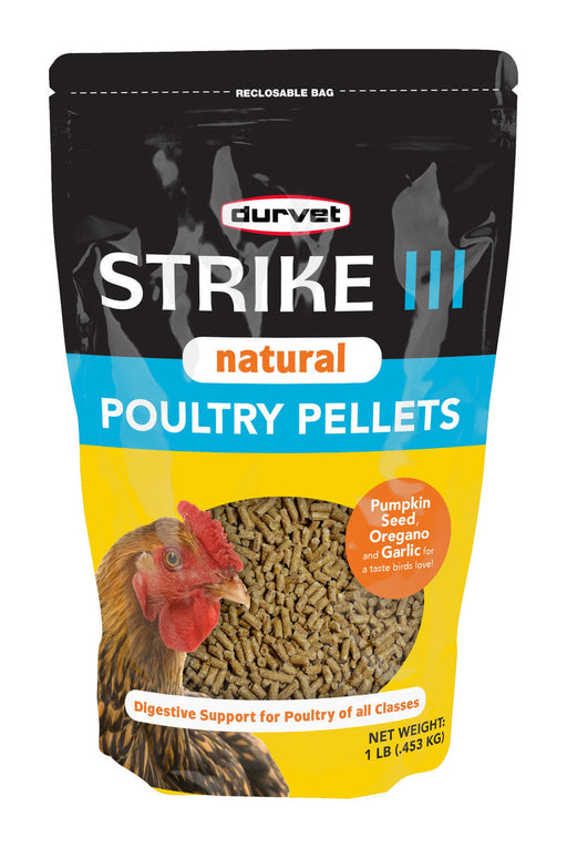 Photo of Durvet-Strike III Natural Poultry Pellets-1 lb-from Pet Wish Pros