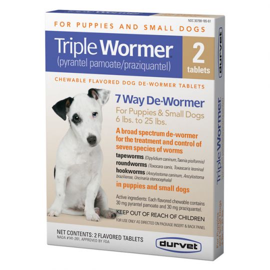 Photo of Durvet-Triple Wormer for Dogs-Small-2 count-from Pet Wish Pros