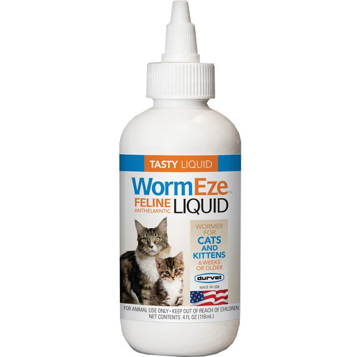 Photo of Durvet-WormEze Feline Anthelmintic Liquid-from Pet Wish Pros