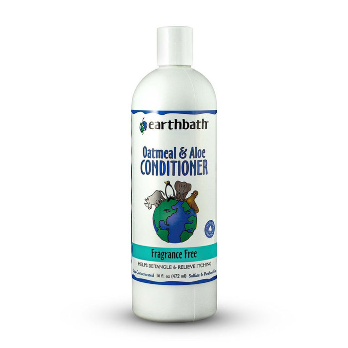 Photo of Earthbath-Earthbath Aloe & Oatmeal Conditioner for Cat & Dog-Frangrance-Free-16 oz-from Pet Wish Pros