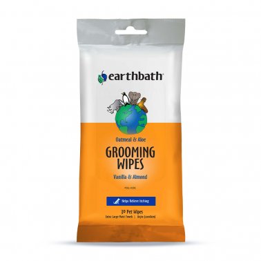 Photo of Earthbath-Earthbath Oatmeal & Aloe Grooming Wipes-Vanilla & Almond-30 count-from Pet Wish Pros