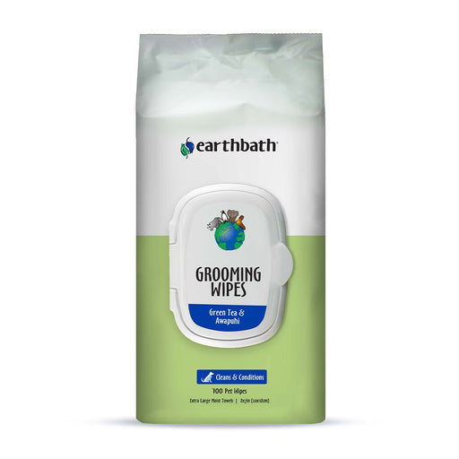 Photo of Earthbath/Earthwhile Endeavors-Earthbath Green Tea & Awapuhi Grooming Wipes-100 count-Grape-from Pet Wish Pros