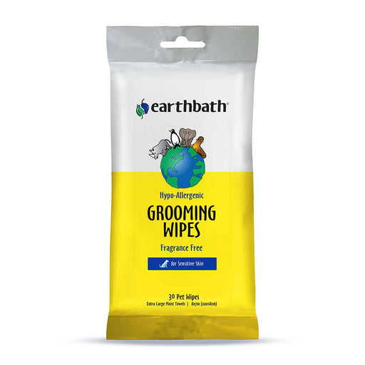 Photo of Earthbath/Earthwhile Endeavors-Earthbath Hypo-Allergenic Fragrance Free Grooming Wipes-30 count-from Pet Wish Pros