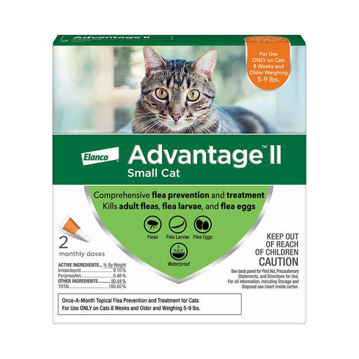 Photo of Elanco-Advantage Flea Control for Cats and Kittens-1-9 lb-2 count-from Pet Wish Pros