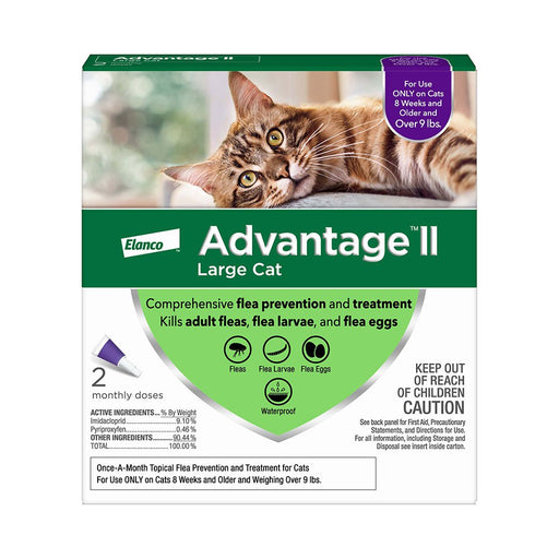 Photo of Elanco-Advantage Flea Control for Cats and Kittens-> 9 lbs-2 count-from Pet Wish Pros