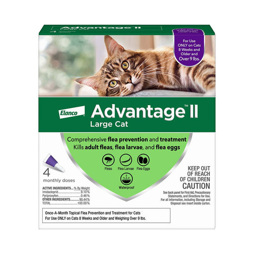 Photo of Elanco-Advantage Flea Control for Cats and Kittens-> 9 lbs-4 count-from Pet Wish Pros