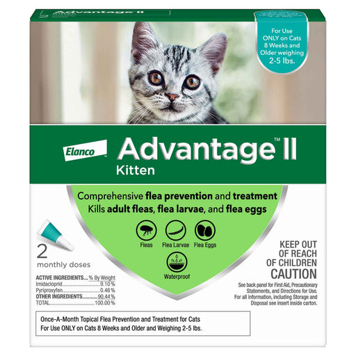 Photo of Elanco-Advantage II Flea Control for Kittens-2 count-from Pet Wish Pros