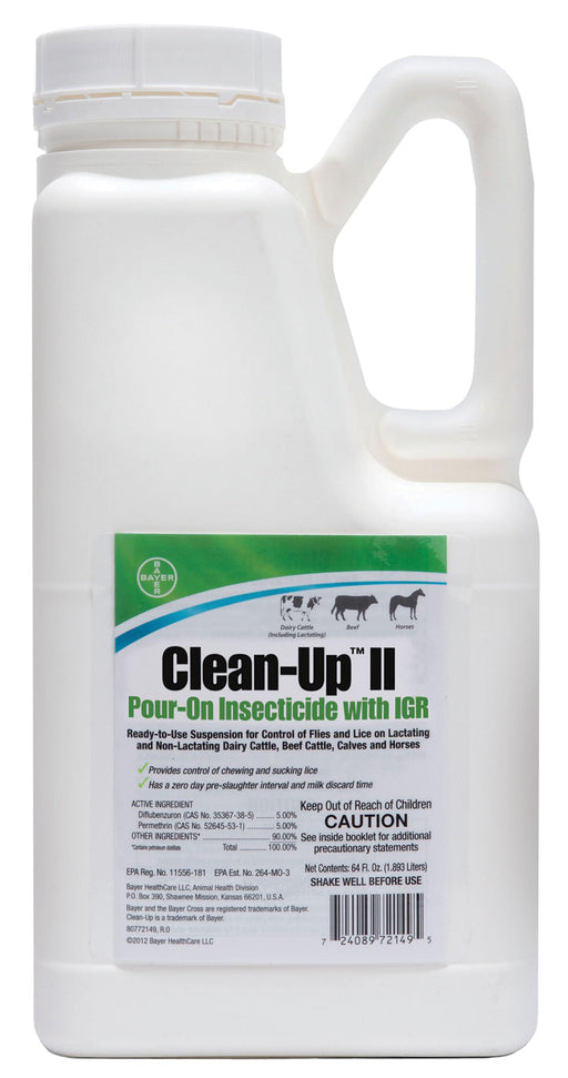 Photo of Elanco-Clean-Up II Pour On Insecticide w/IGR-1/2 Gallon-from Pet Wish Pros